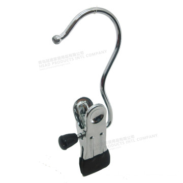 Metal Chrome Plated Boots Shoes Display Clip Hanger